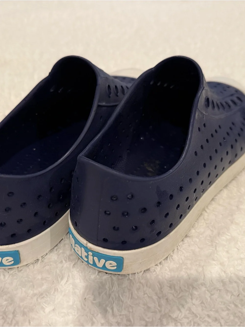 Native Slip-On Navy Rubber Water Shoes Sneakers
